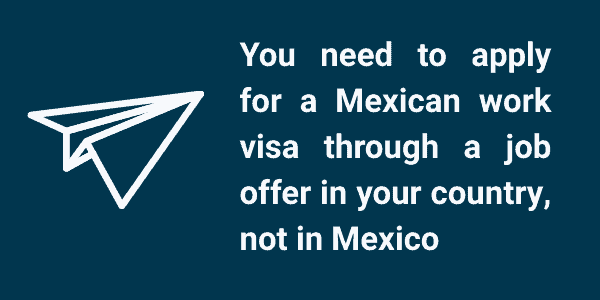 Where to apply for a Mexican work visa