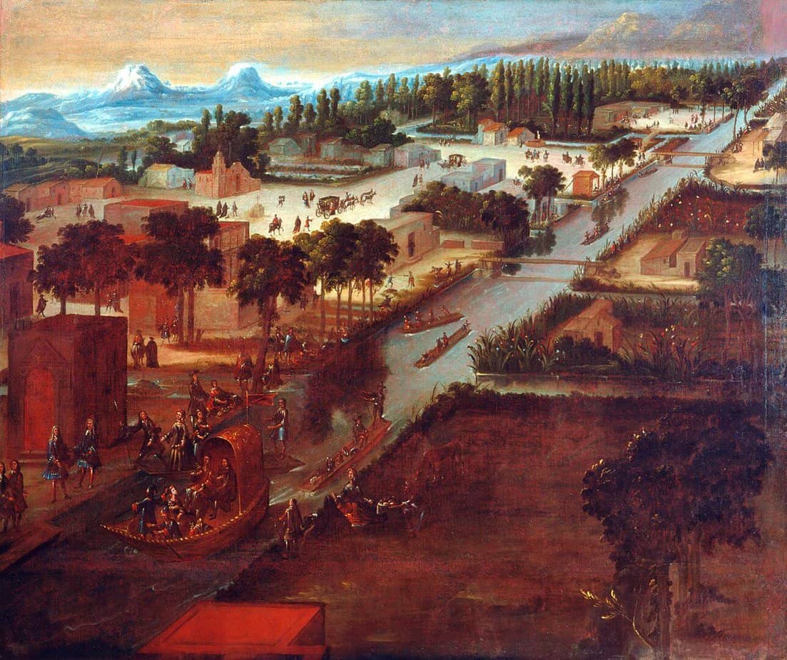 Mexico City in 1700