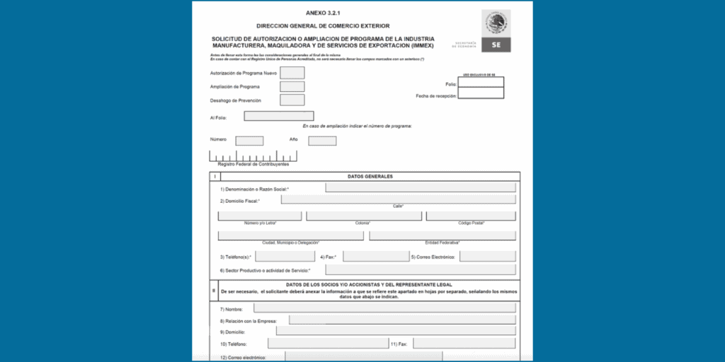 IMMEX Program Requirements