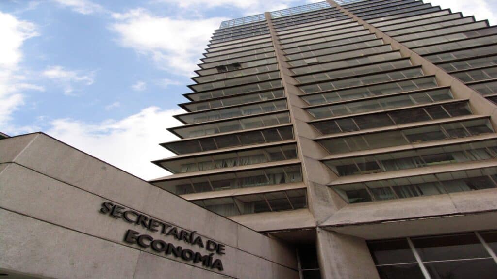 An old building of the Mexican Ministry of Economy