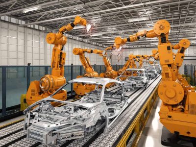 Robots from Mexico's automotive industry